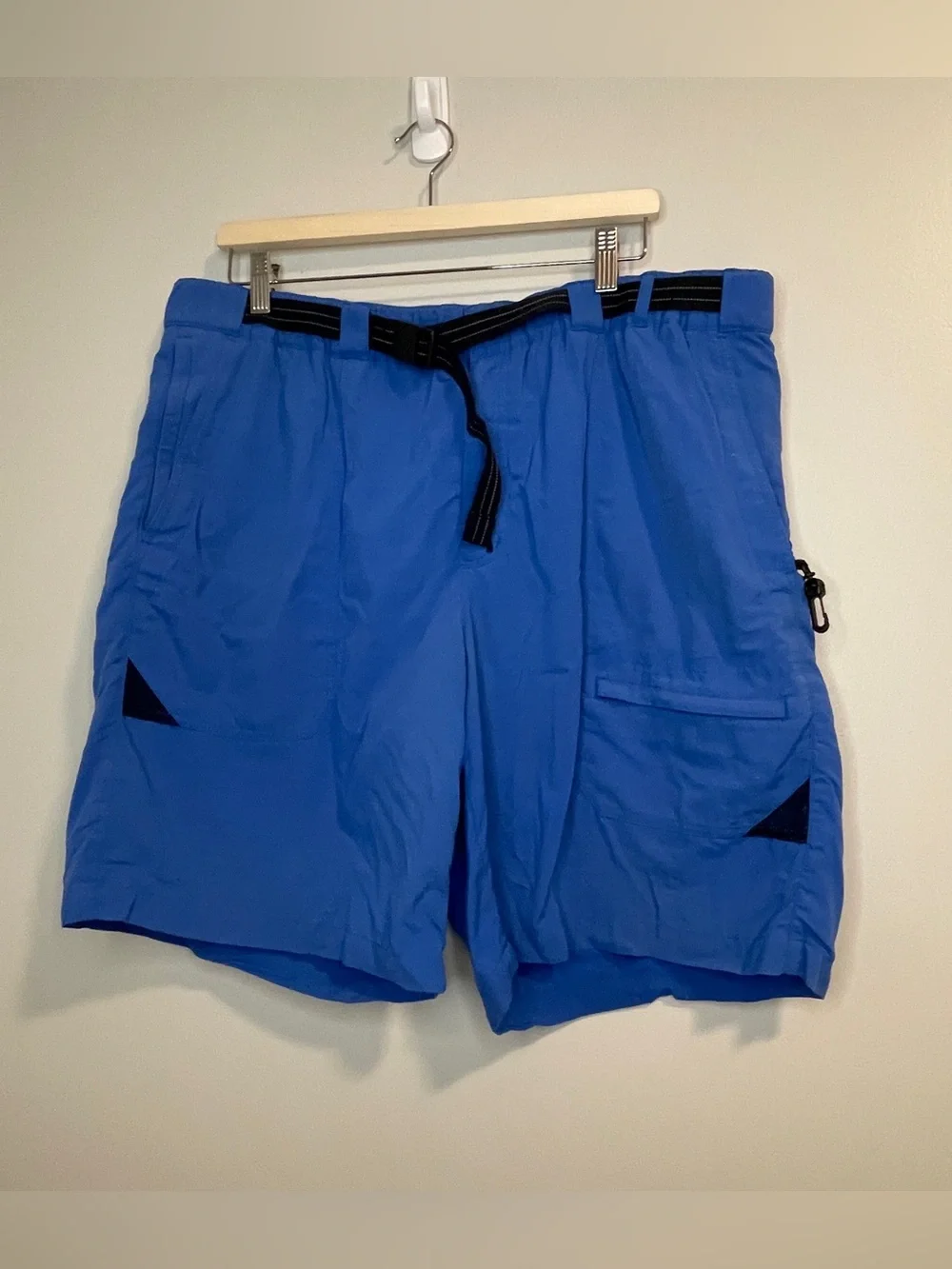 LL Bean Swim Trunks Mens XL Blue Classic Nylon Baggies Shorts 8
